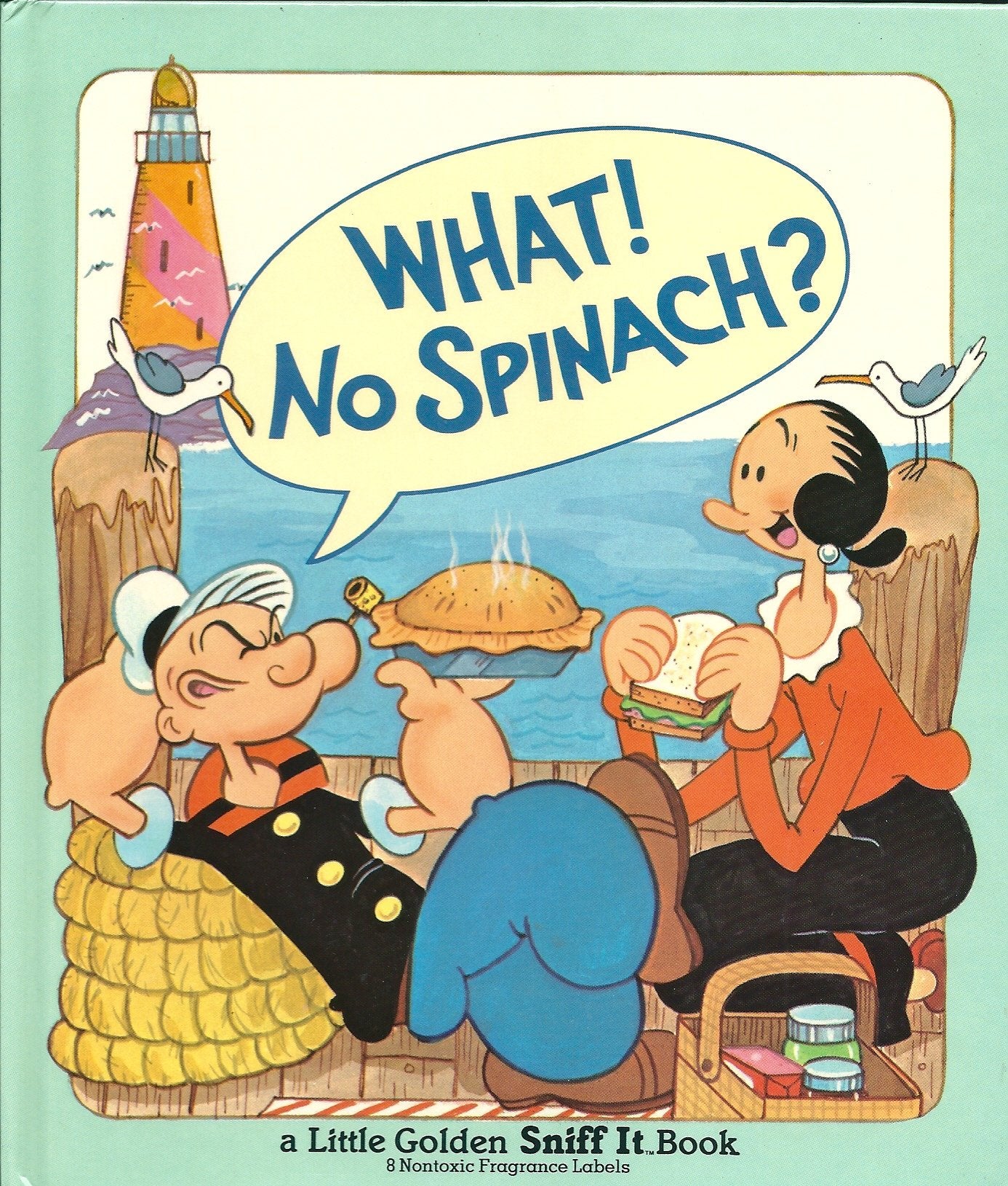 What! No Spinach: A Popeye Story (Little Golden Sniff It Book),Used