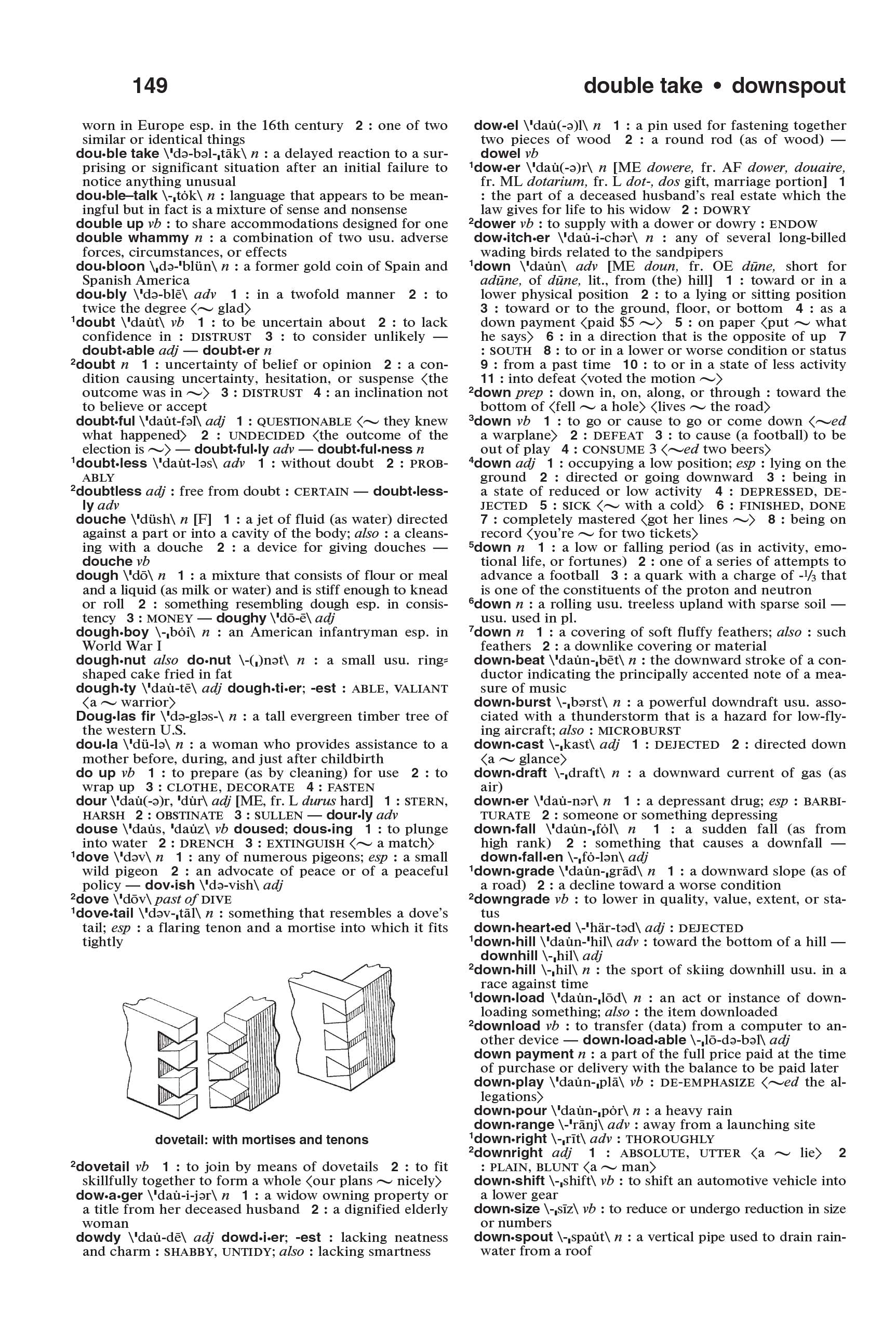 The MerriamWebster Dictionary, Trade Paperback, Newest Edition,New