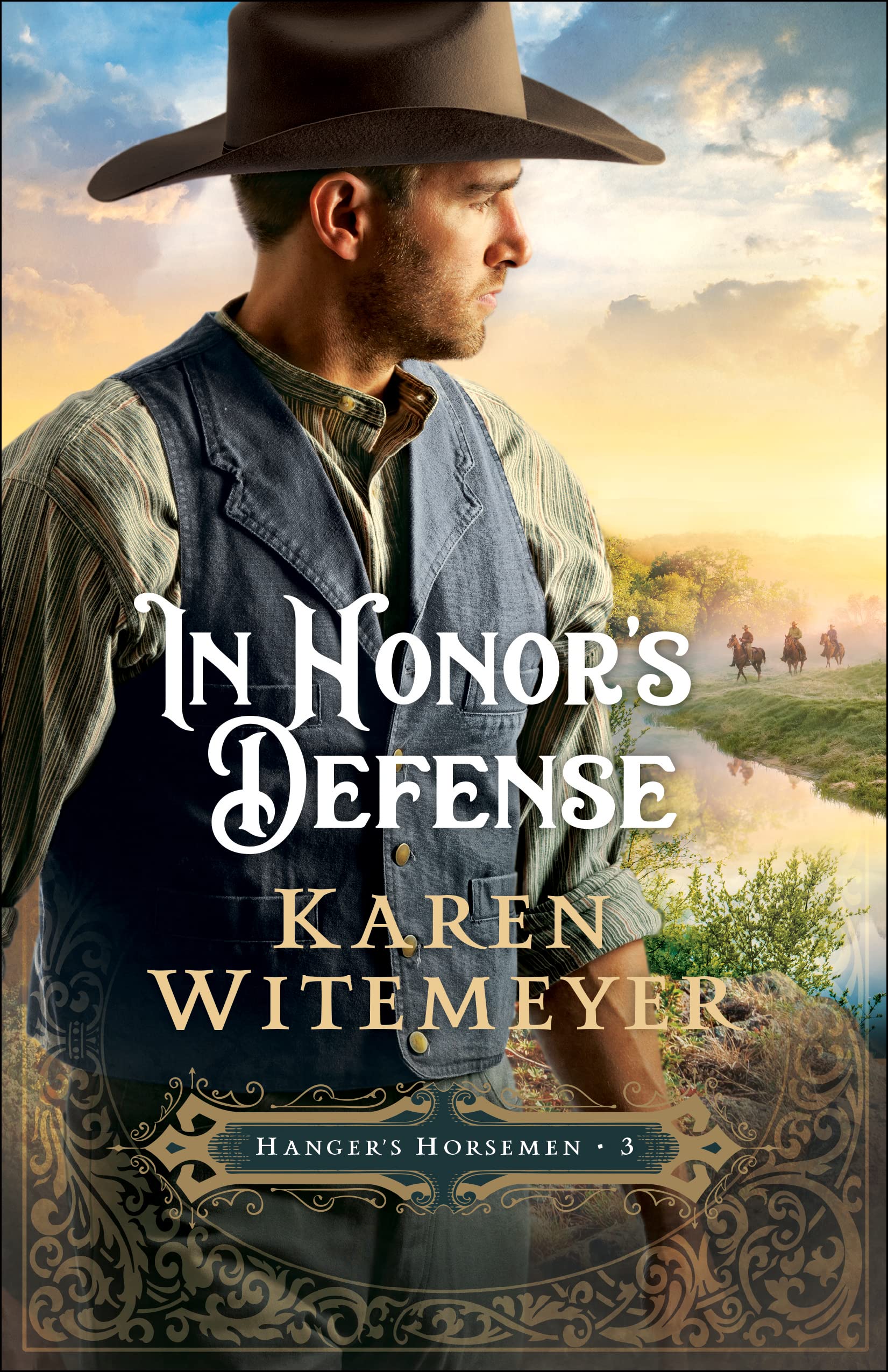 In Honor'S Defense: (A Christian Western Historical Romance Featuring Army Heroes In Late 1800'S Texas) (Hanger'S Horsemen)
