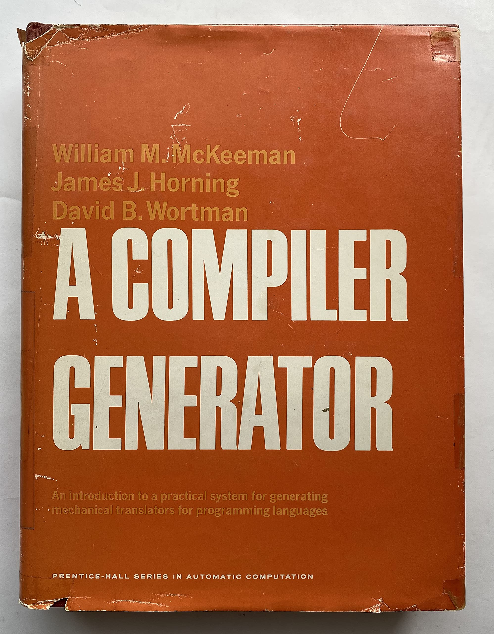 A compiler generator (PrenticeHall series in automatic computation),Used