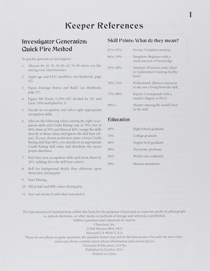 Call of Cthulhu Keeper Screen (Call of Cthulhu Roleplaying)
