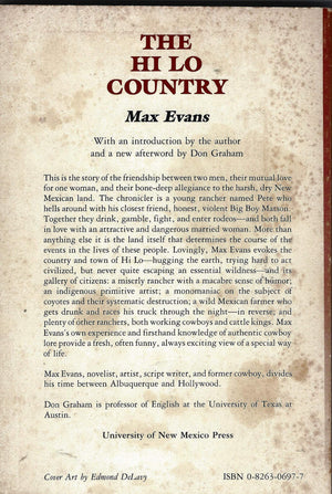The Hi Lo Country,Used