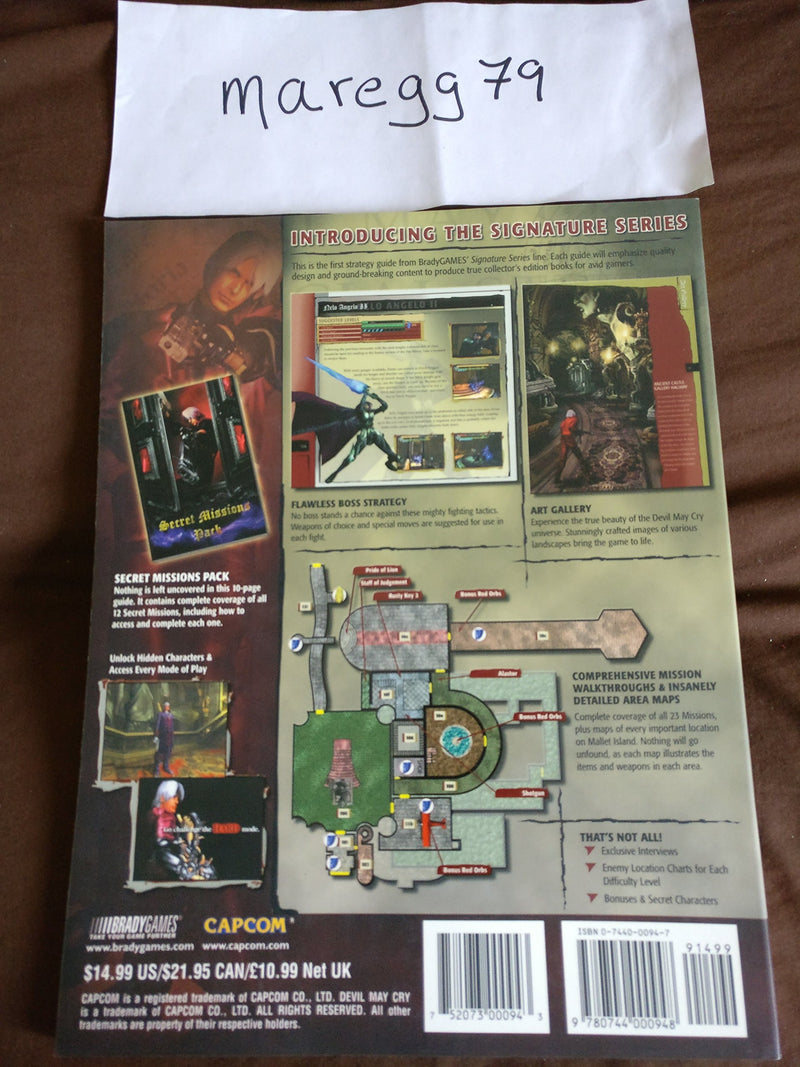 Devil May Cry Official Strategy Guide,Used