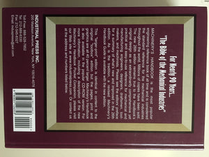 Machinery's Handbook 26: A Reference Book for the Mechanical Engineer, Designer, Manufacturing Engineer, Draftsman, Toolmaker, a,Used