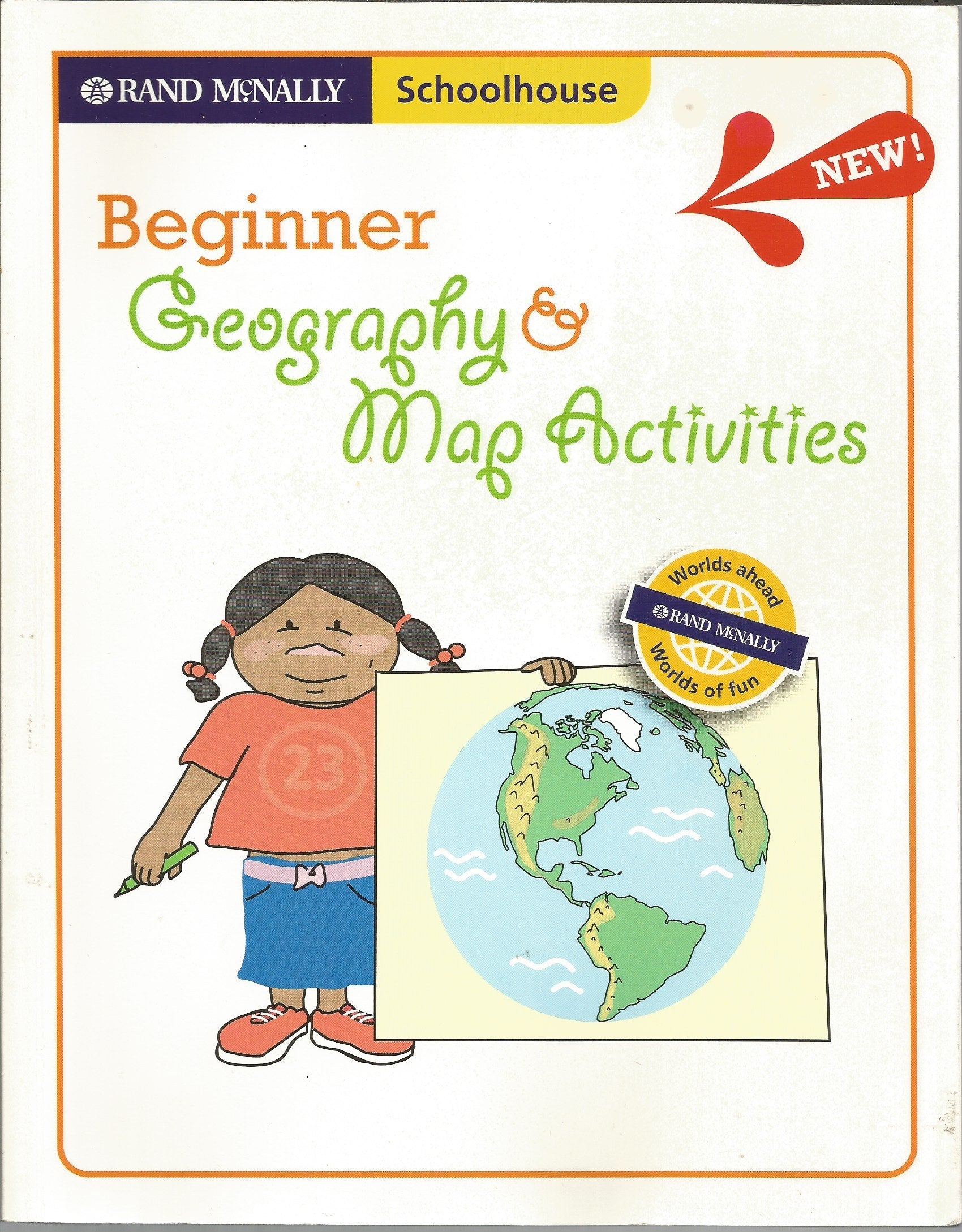 Rand McNally Schoolhouse Beginner Geography & Map Activities,Used