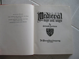 Medieval Days and Ways,Used