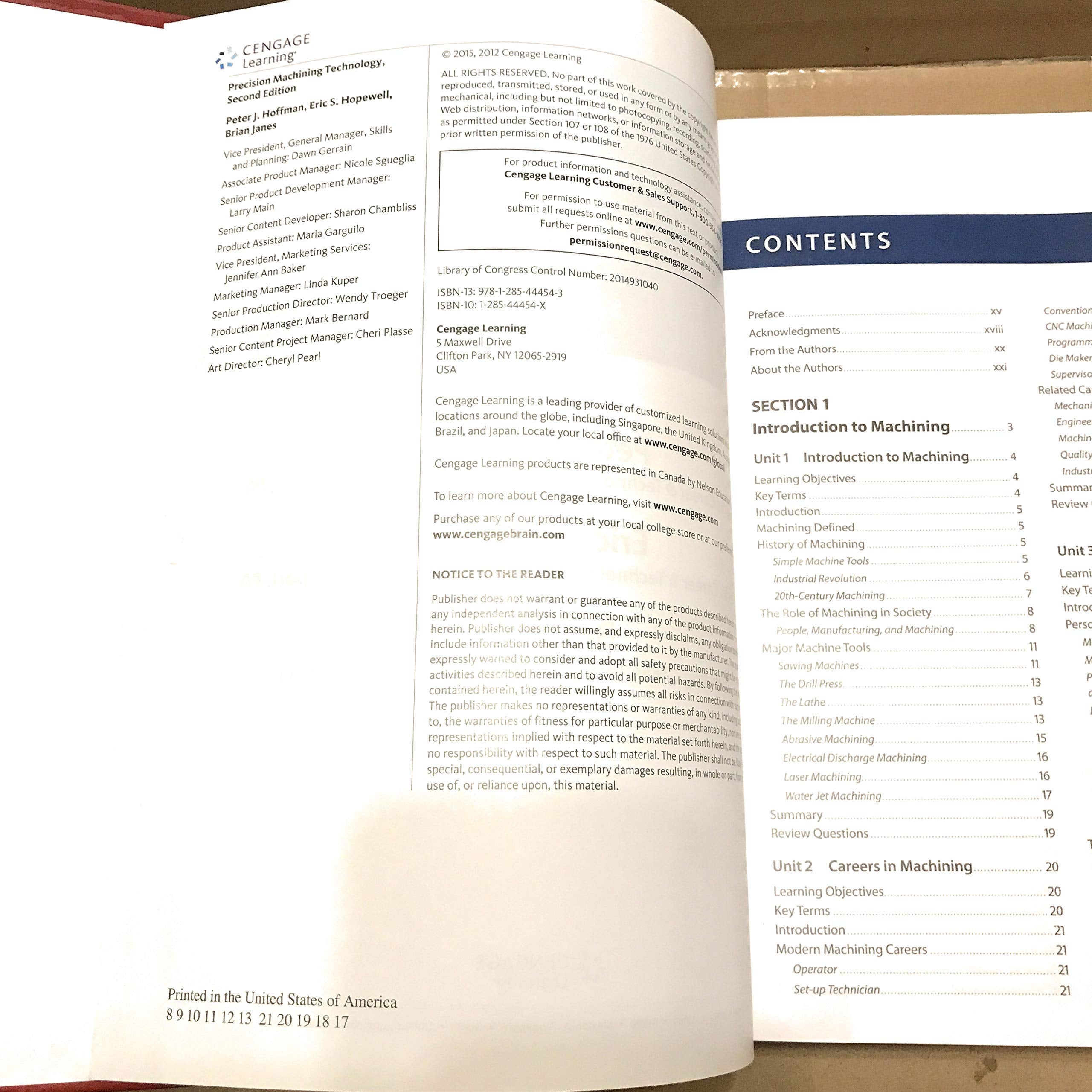 Precision Machining Technology,New