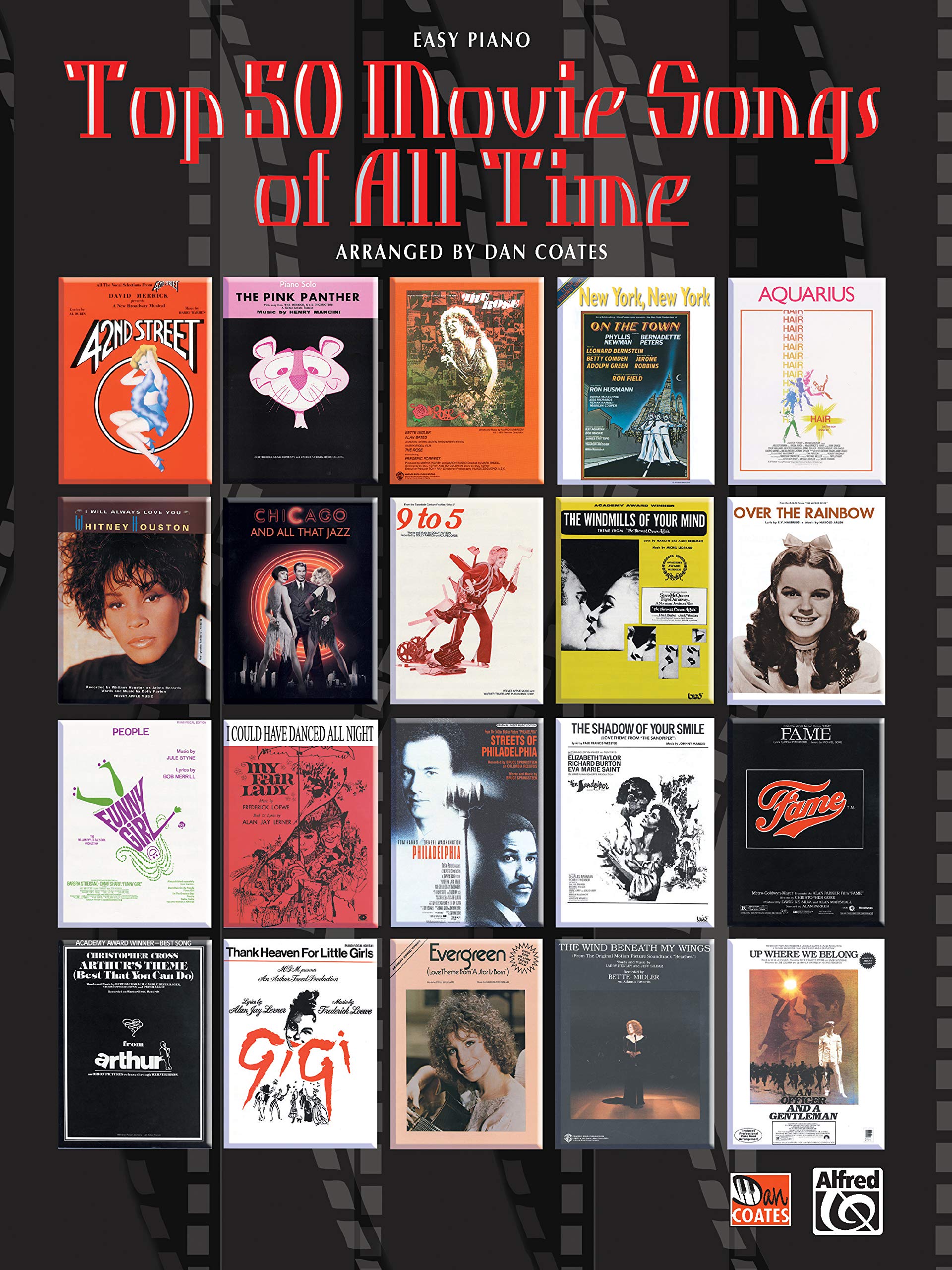Top 50 Movie Songs of All Time (Easy Piano),Used