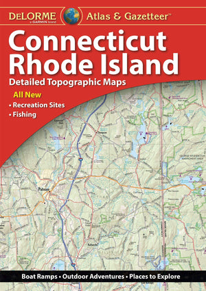 Delorme Connecticut/Rhode Island Atlas & Gazetteer,Used