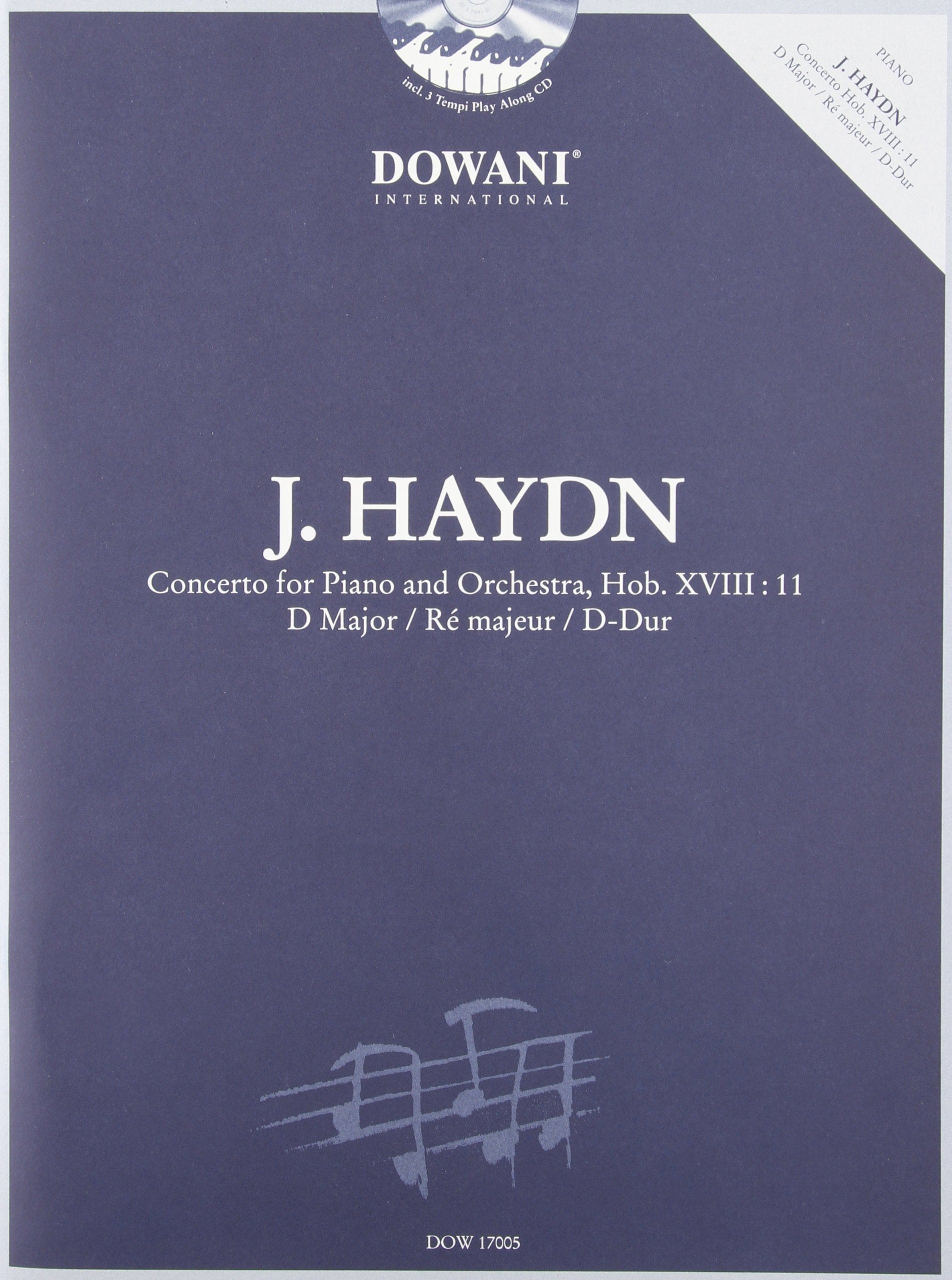 Haydn  Concerto for Piano and Orchestra Hob XVIII:11 in D Major,Used