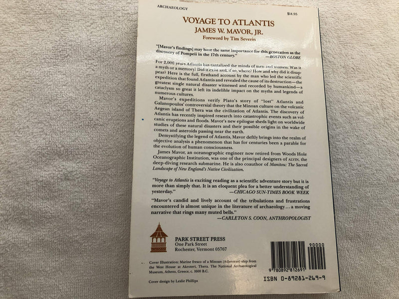 Voyage to Atlantis: A Firsthand Account of the Scientific Expedition to Solve the Riddle of the Ages,Used