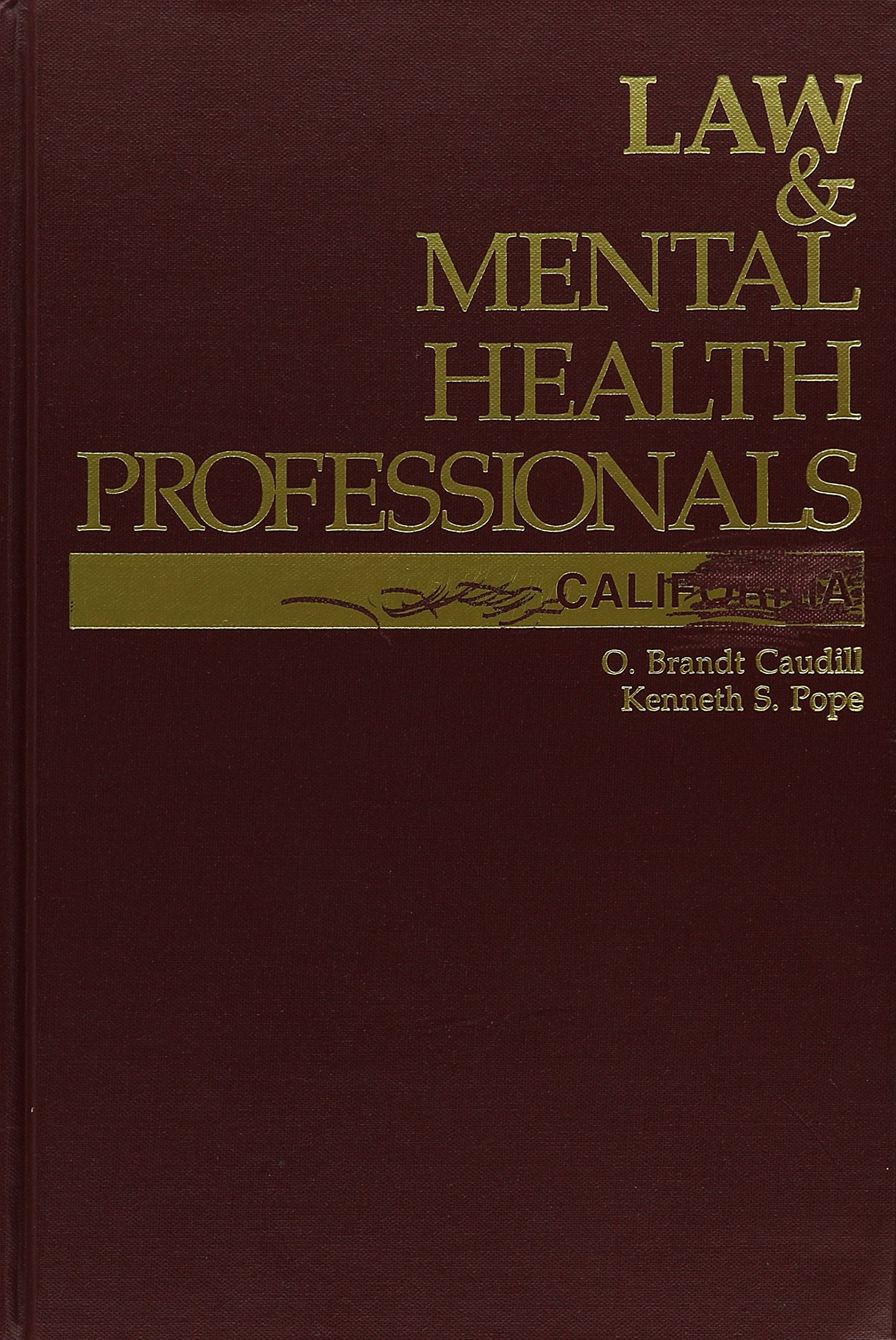 Law & Mental Health Professionals: California,Used