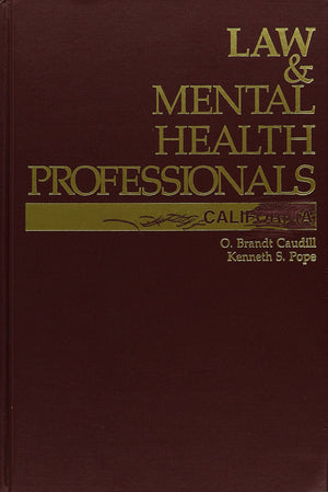 Law & Mental Health Professionals: California,Used