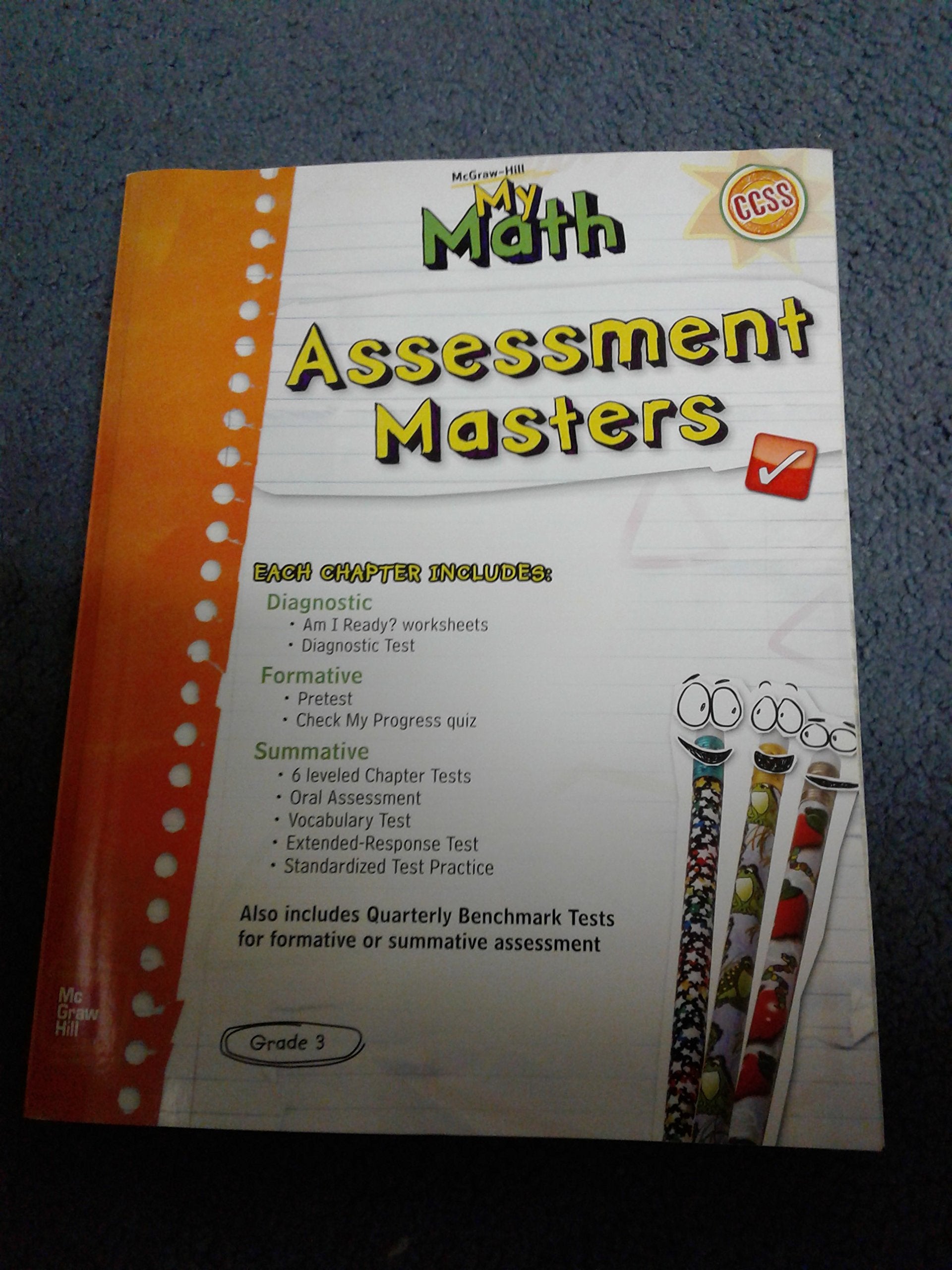 My Math Grade 3 Assessment Masters,Used