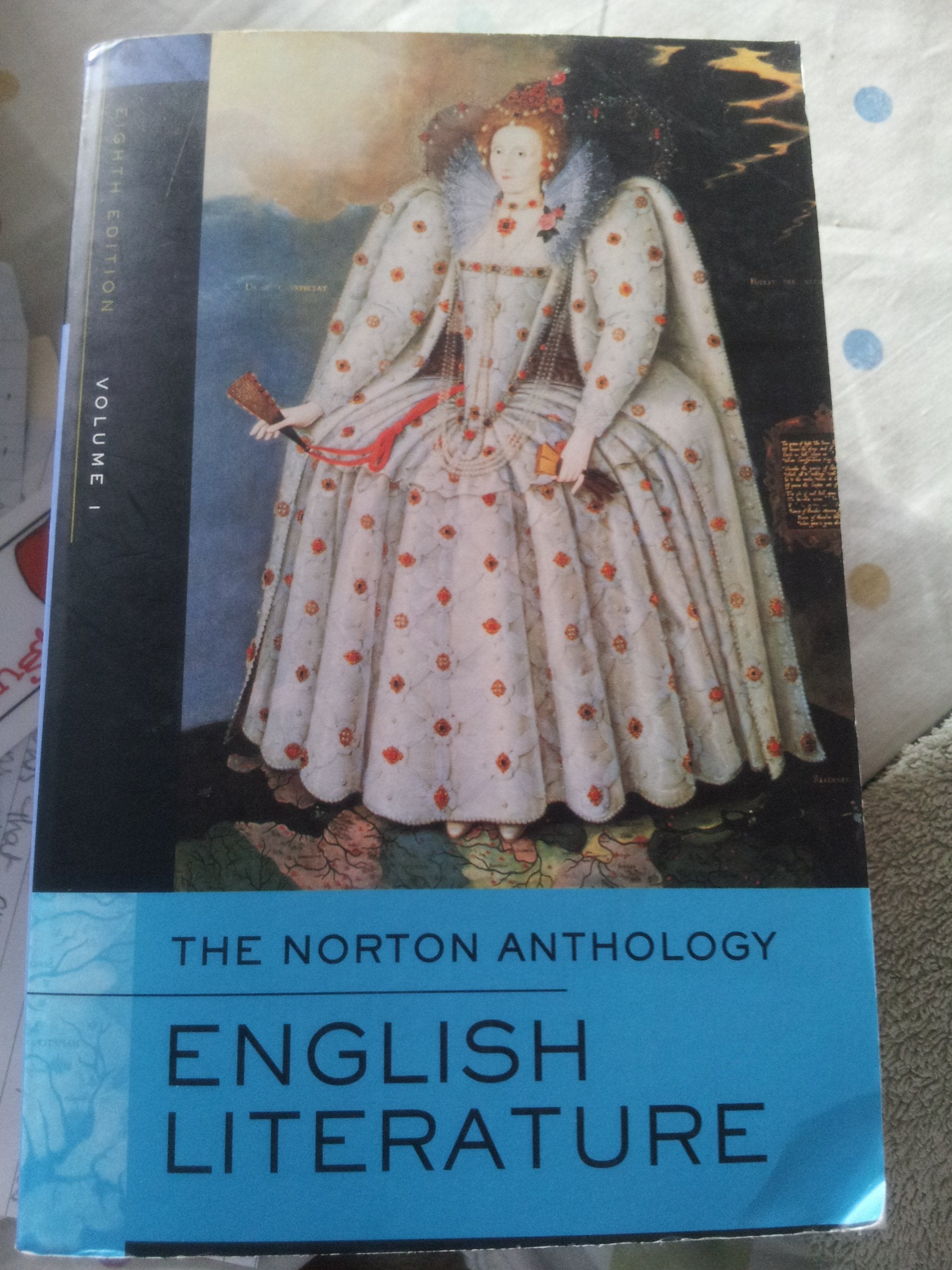 The Norton Anthology of English Literature, 8th Edition, Volume 1,Used