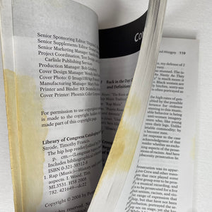 Hip Hop Reader, The, A Longman Topics Reader,Used