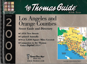 Thomas Brothers Maps Thomas Guide 2000 Los Angeles & Orange Counties Street Directory