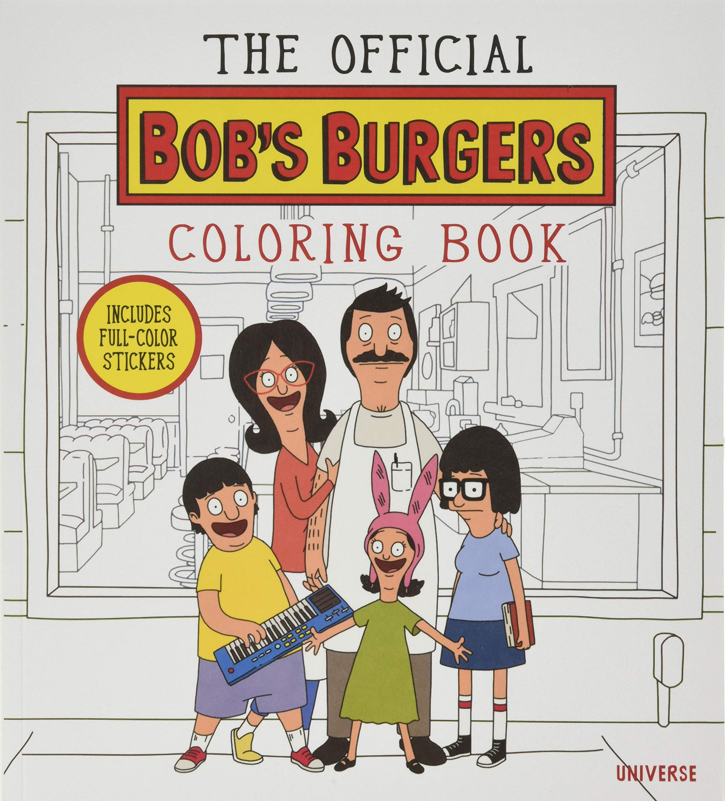 The Official Bob s Burgers Coloring Book