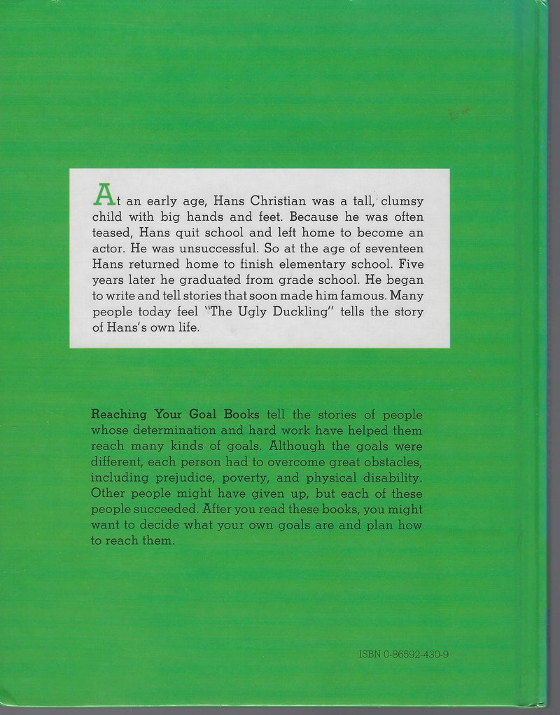 Hans Christian Andersen: A Fairy Tale Life (Reaching Your Goal),Used