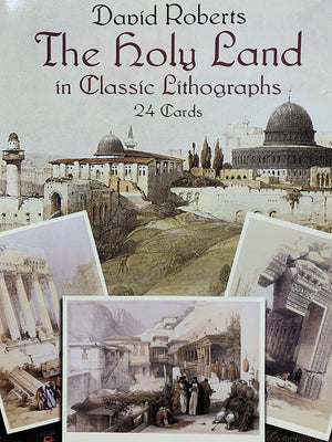 The Holy Land in Classic Lithographs: 24 Cards (Dover Postcards),Used