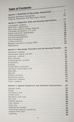 Neurologicneurosurgical nursing (Springhouse clinical rotation guides),Used