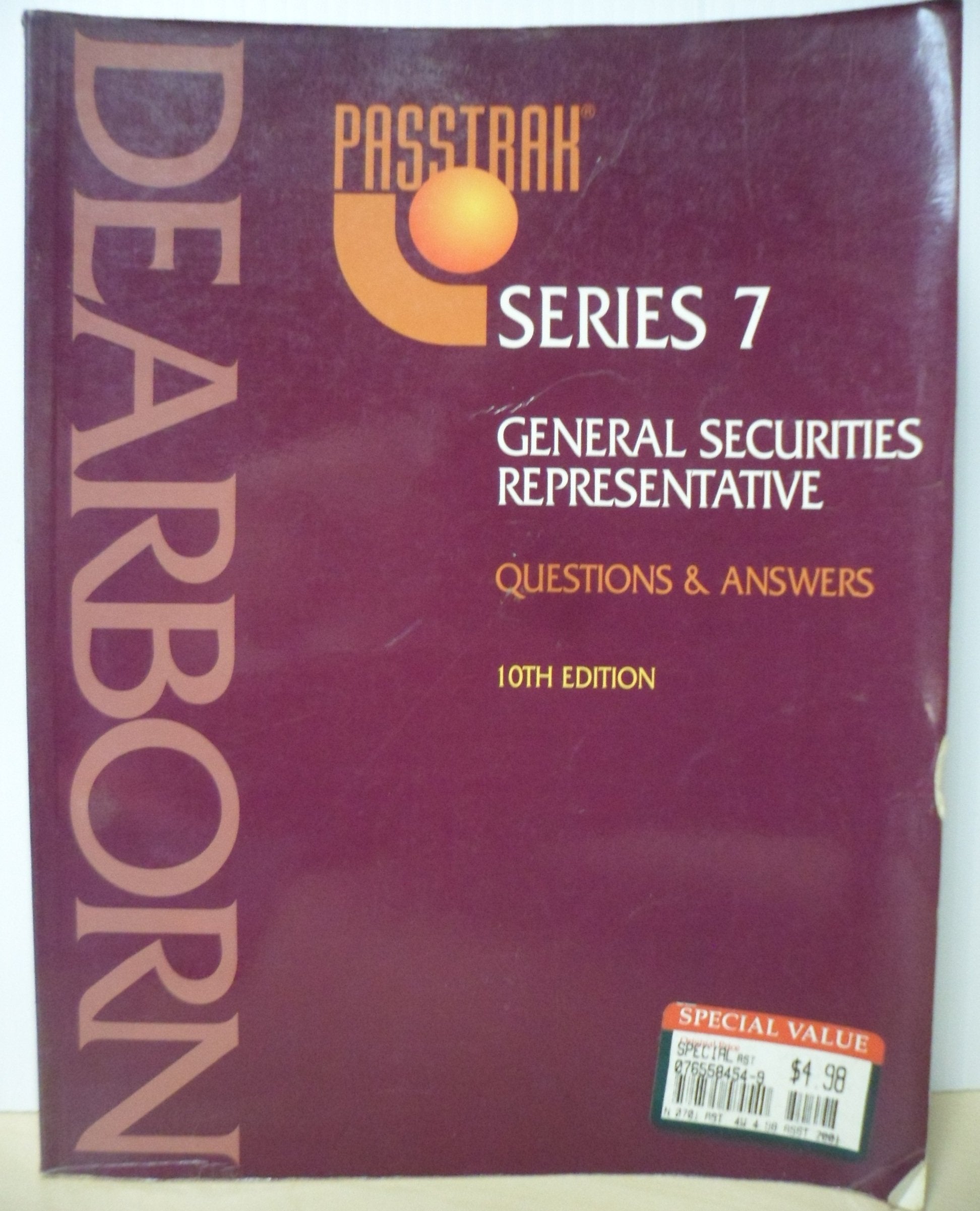 Passtrak Series 7: General Securities Representative : Questions & Answers,Used