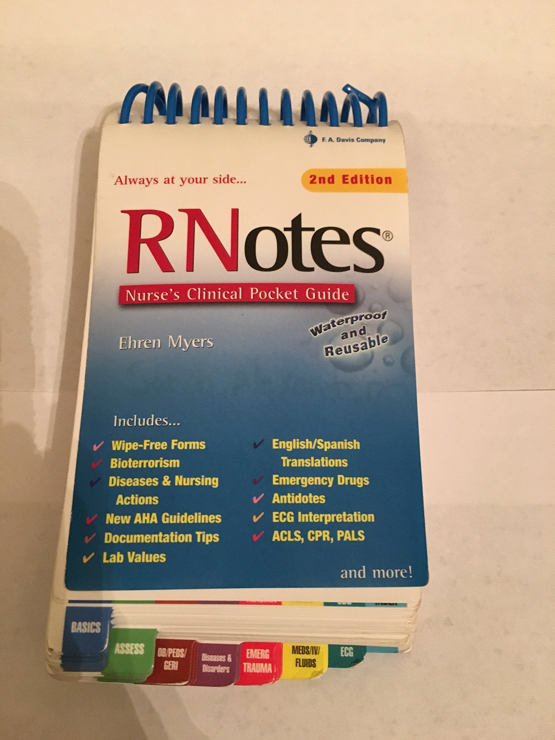 RNotes: Nurse's Clinical Pocket Guide,Used