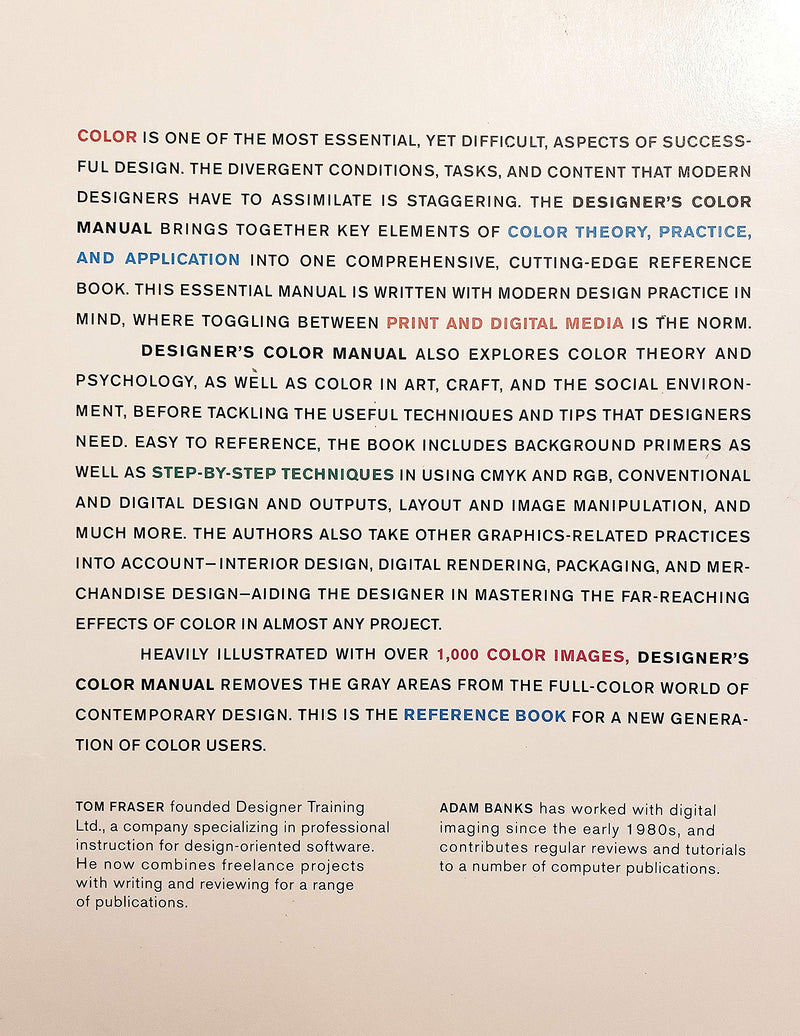 Designer's Color Manual: The Complete Guide to Color Theory and Application,Used