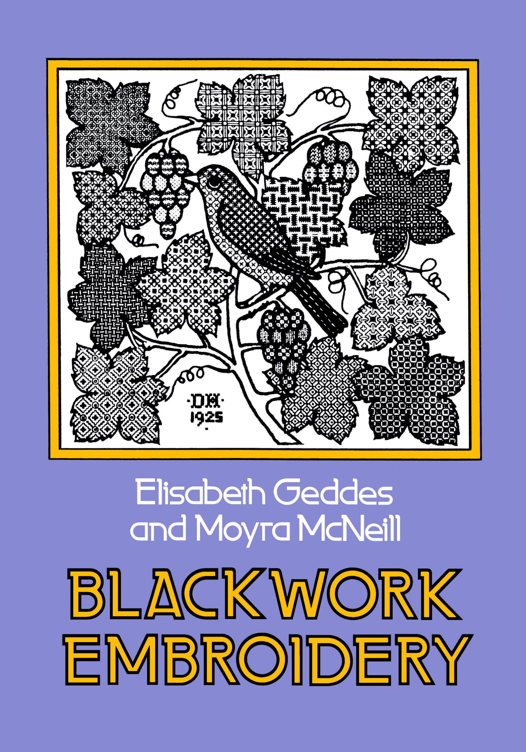 Blackwork Embroidery (Dover Crafts: Embroidery & Needlepoint),New