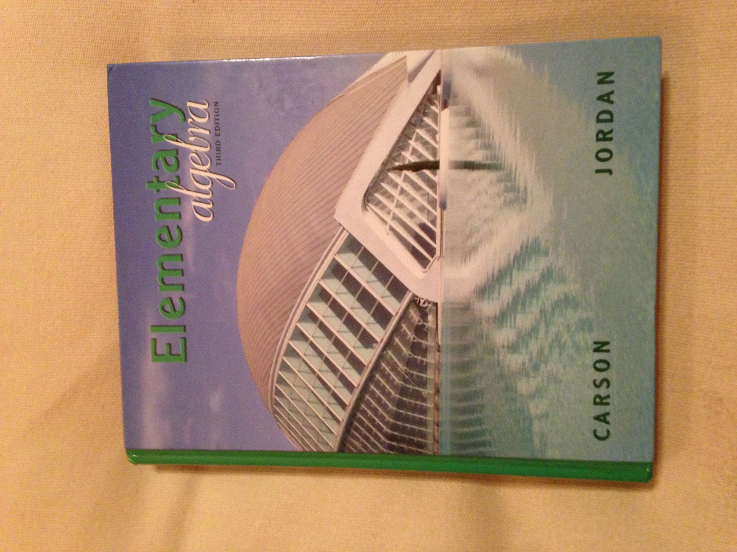 Elementary Algebra (Carson Developmental Algebra Series),Used