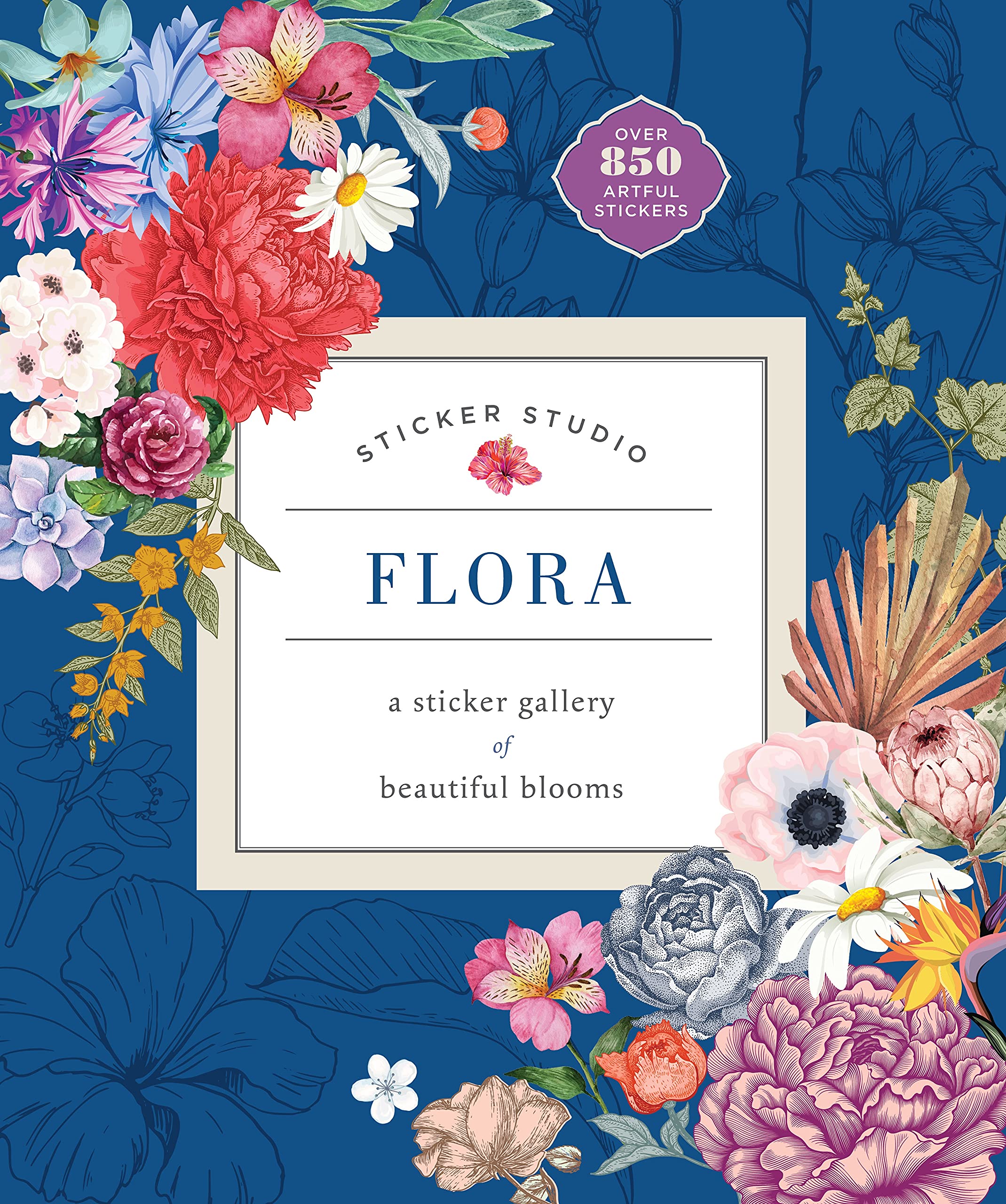 Sticker Studio: Flora: A Sticker Gallery of Beautiful Blooms,Used