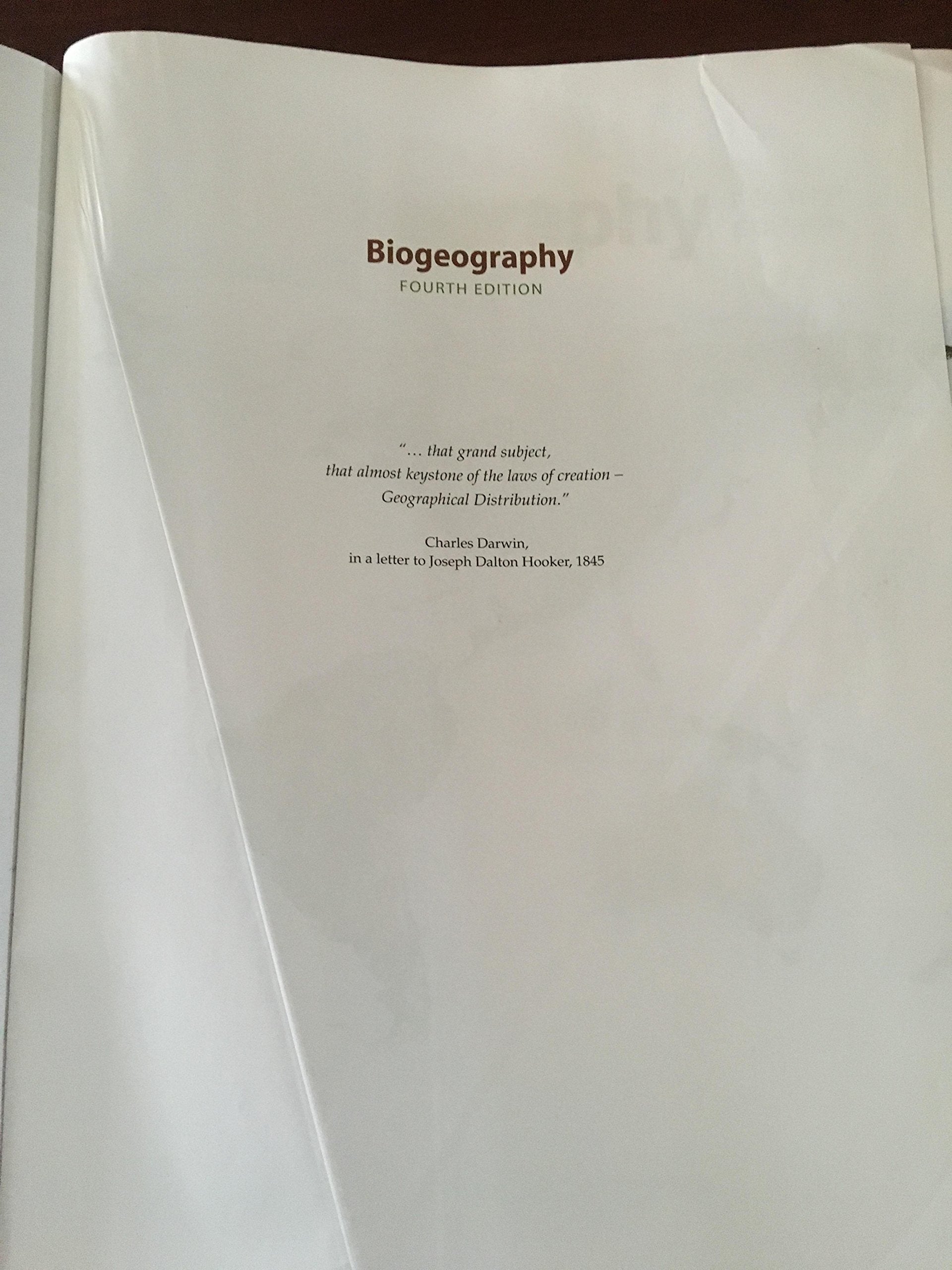 Biogeography,Used