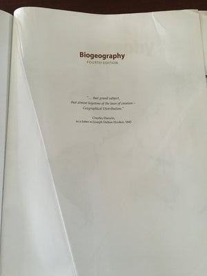 Biogeography,Used