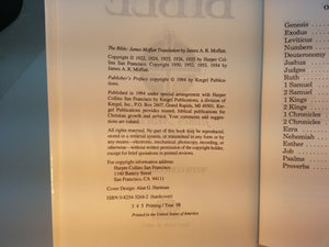 The Bible : James Moffatt Translation,Used