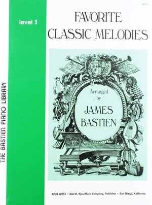 Wp75  Favorite Classic Melodies  Level 3  Bastien (The Bastien Piano Library)
