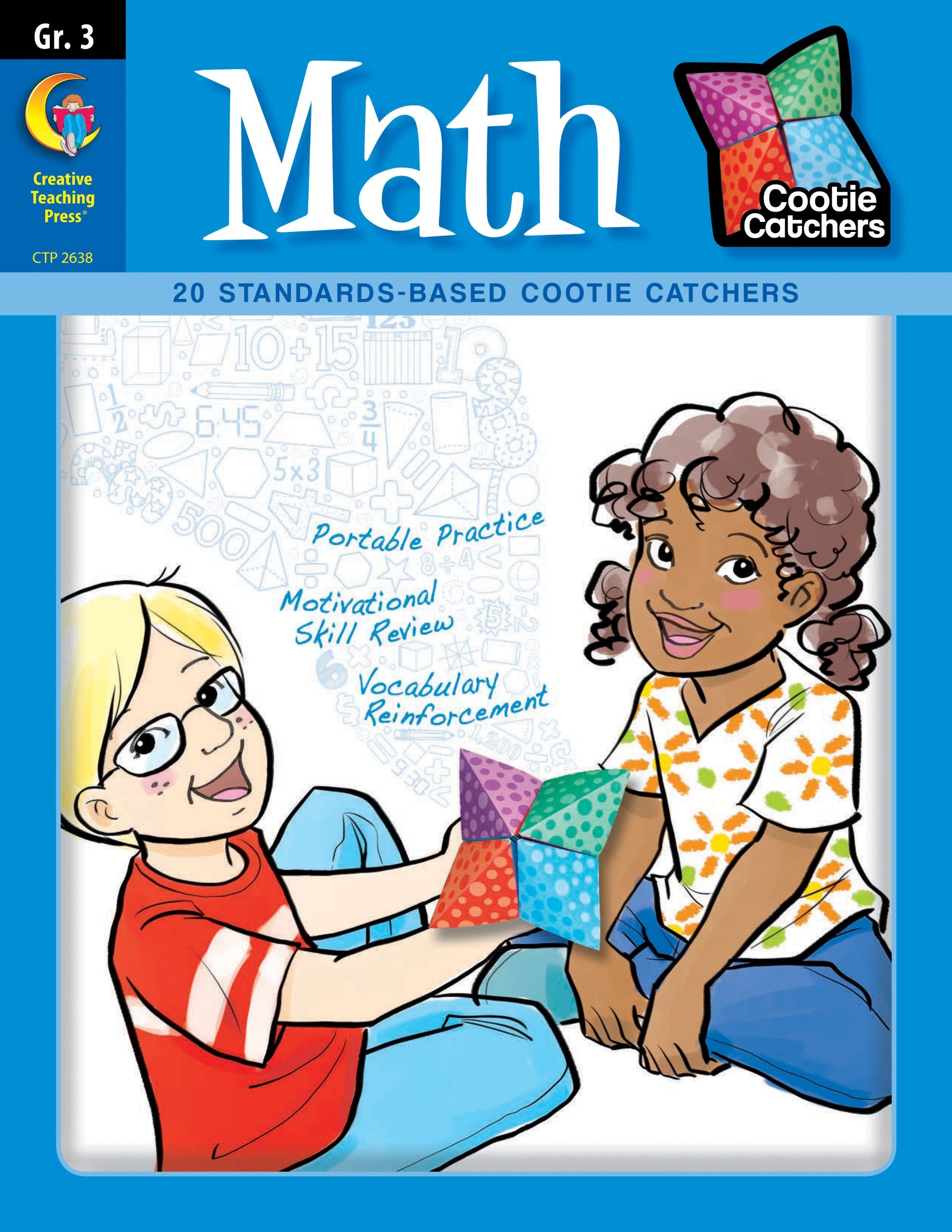 Cootie Catchers: Math, Grade 3,Used