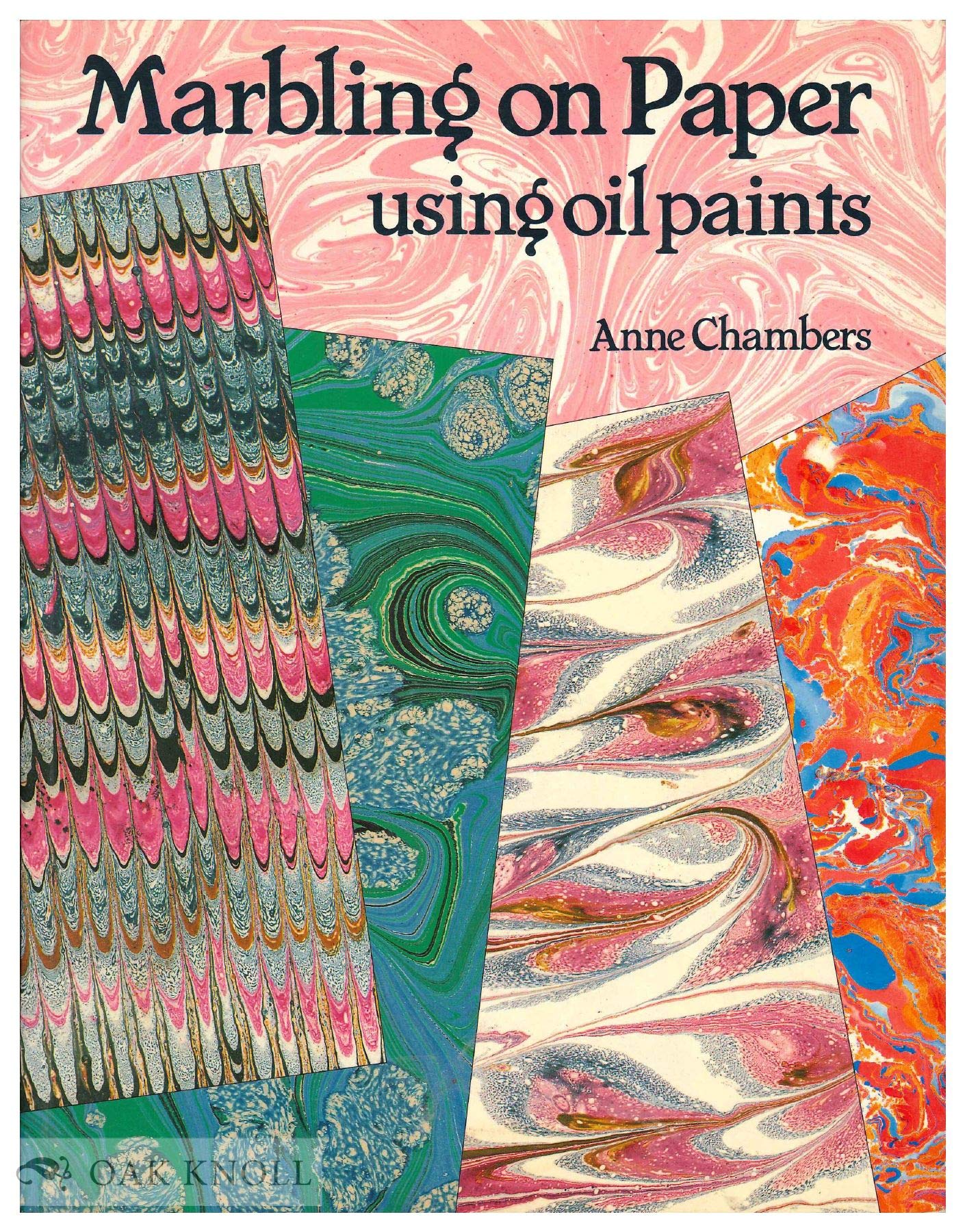 Marbling on Paper Using Oil Paints,Used