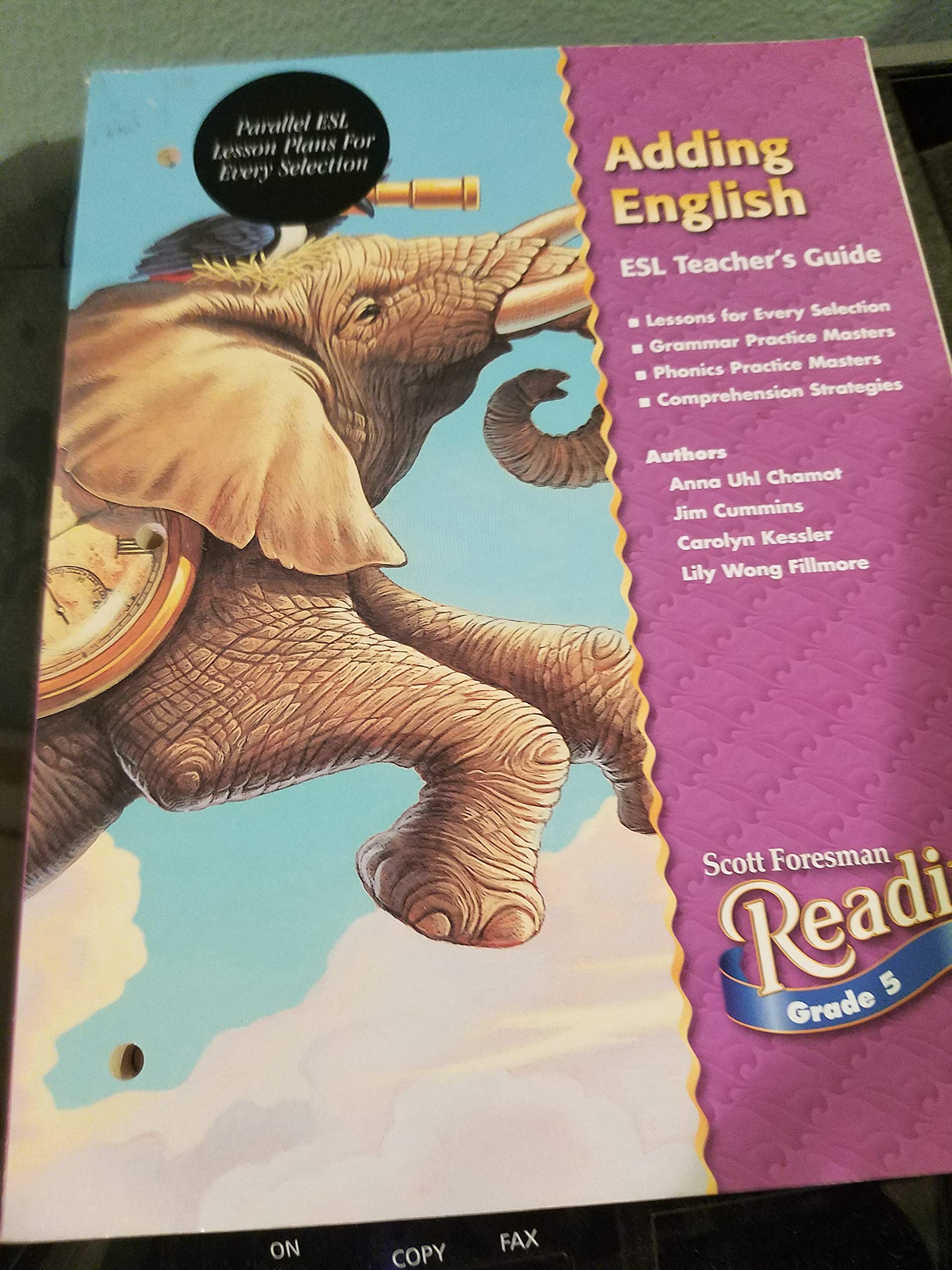 Reading, Adding English Grade 5 ESL Teacher's Edition's Guide,Used