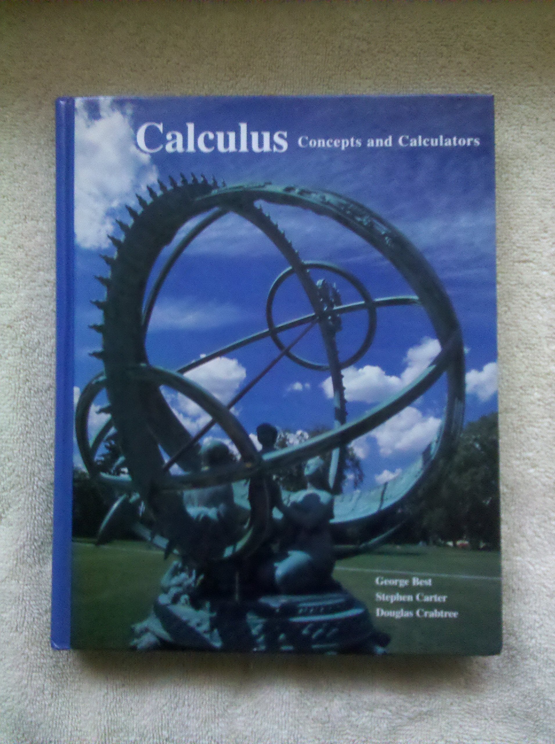 Calculus: Concepts and Calculators,New