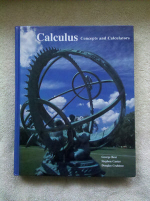 Calculus: Concepts and Calculators,New