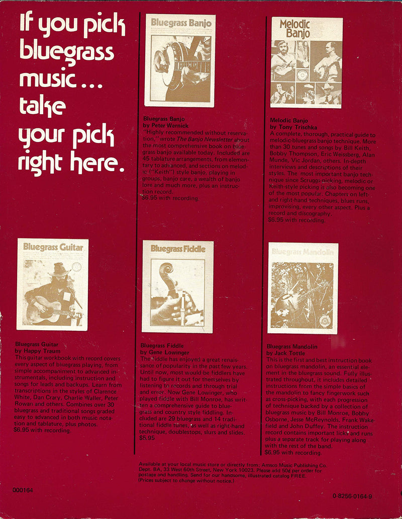 Bluegrass Songbook,New