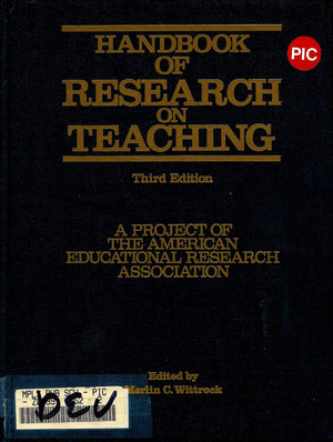 Handbook of Research on Teaching,Used