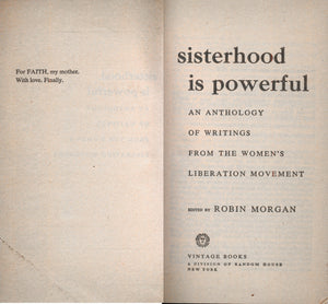 Sisterhood Is Powerful,New