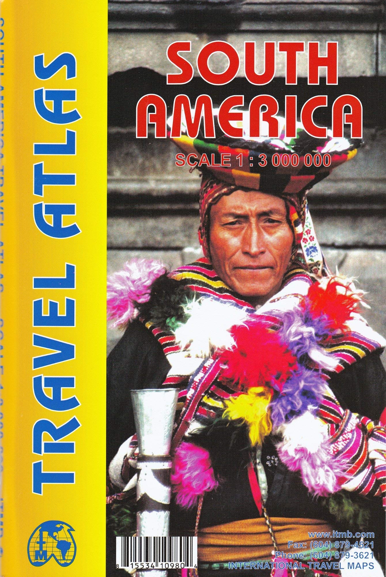 South America 1:3,000,000 Travel Atlas