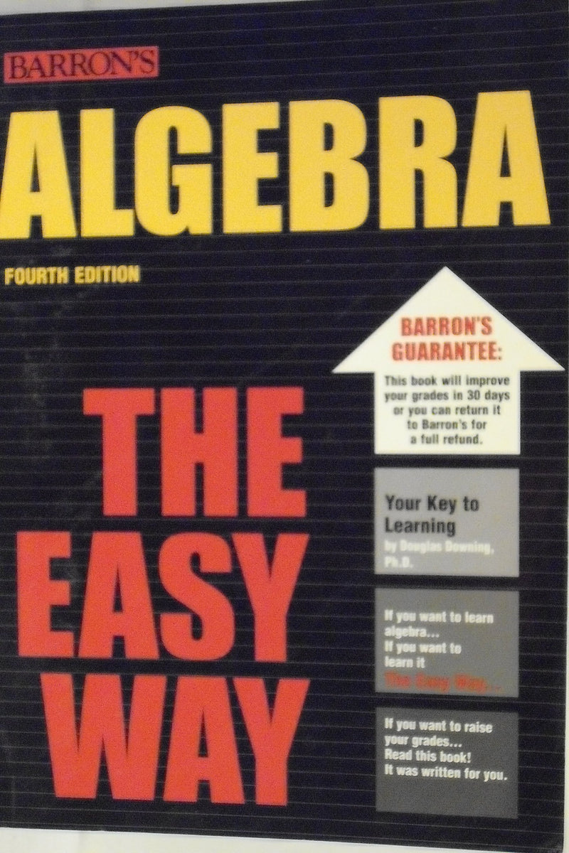 Algebra the Easy Way (Barron's Easy Series),New