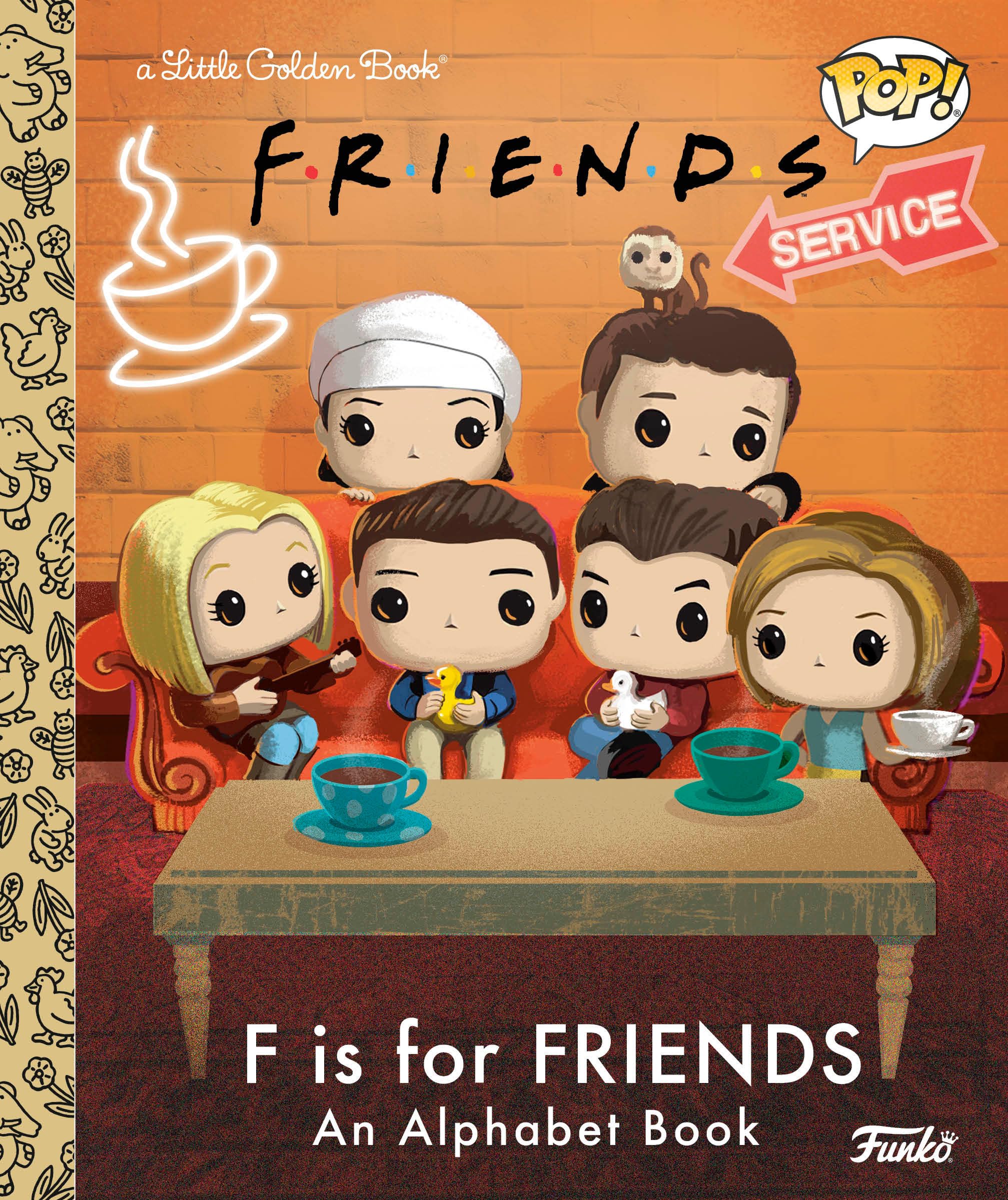 F Is For Friends: An Alphabet Book (Funko Pop!) (Little Golden Book),Used