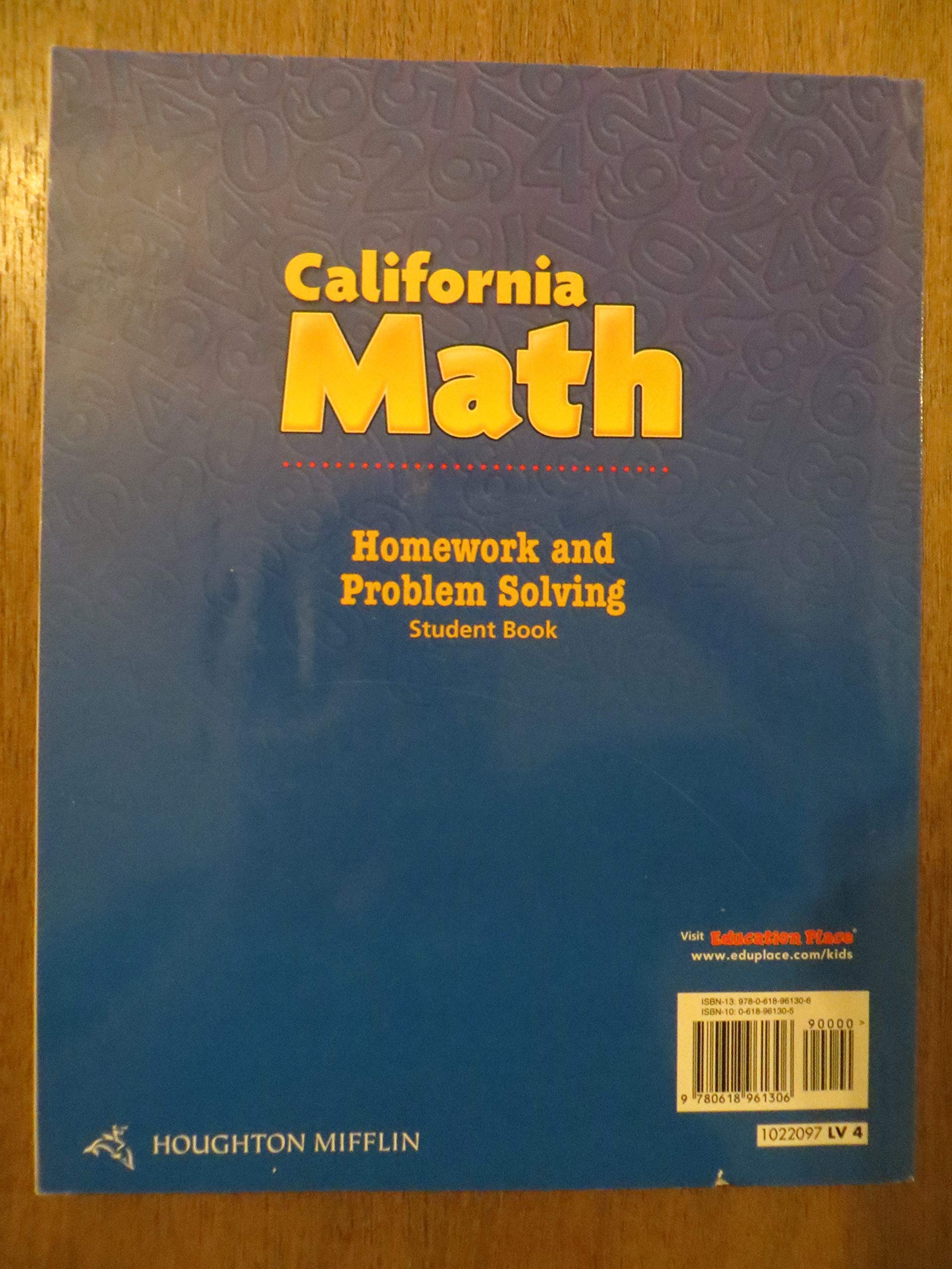 Mathmatics Level 4: Houghton Mifflin Mathmatics California,Used