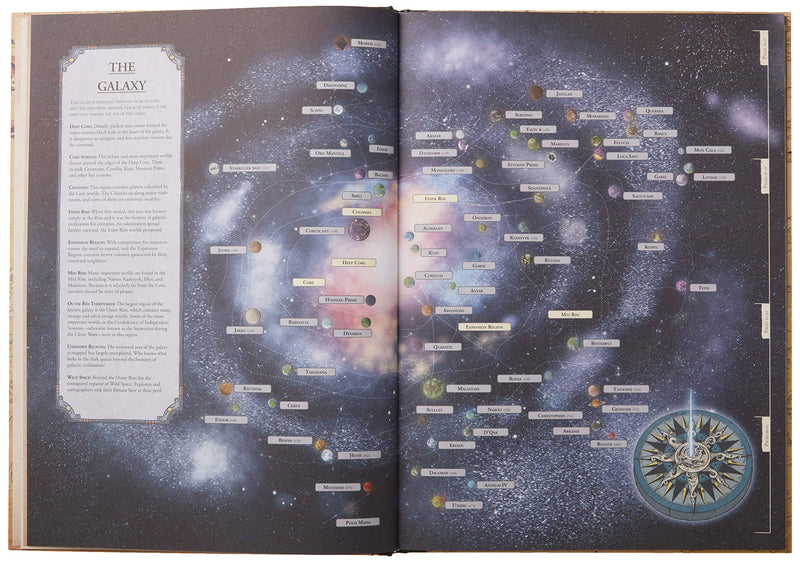 Star Wars Galactic Maps: An Illustrated Atlas of the Star Wars Universe,Used