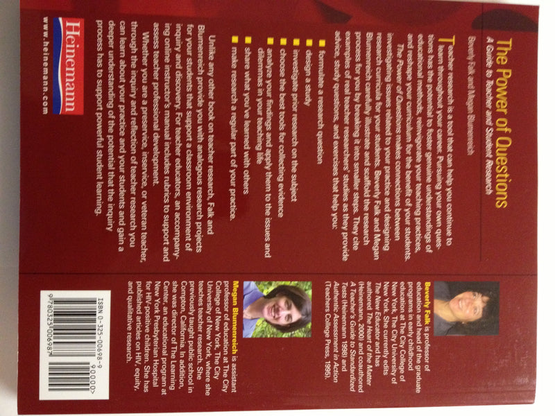 The Power of Questions: A Guide to Teacher and Student Research,New