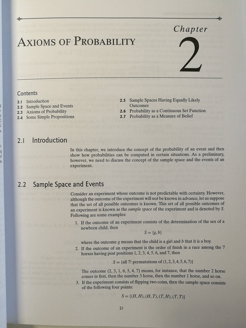 A First Course in Probability (8th Edition),New